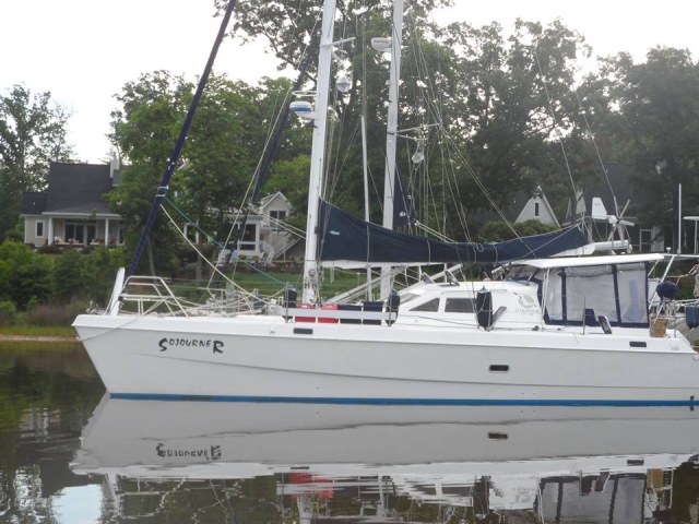 Used Sail Catamaran for Sale 2000 St. Francis 44 Mark II Boat Highlights